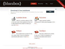 Tablet Screenshot of bluezbox.com